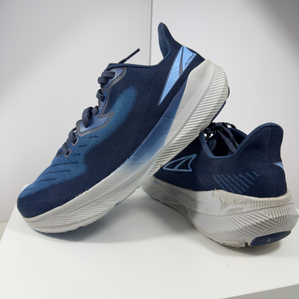 Altra Experience Flow Navy Blue Running Shoes Men's Size 10 Low Top Sneakers
